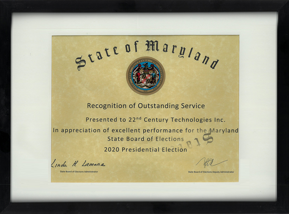 Recognition of outstanding service